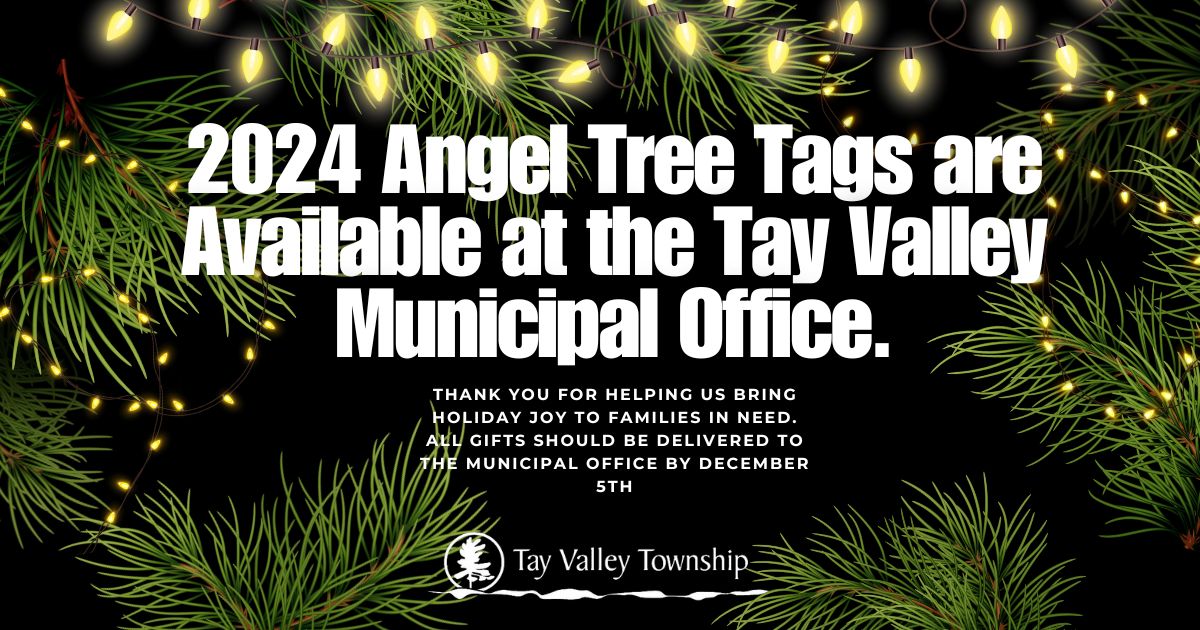 Angel Tree Poster 2024 Greenery 