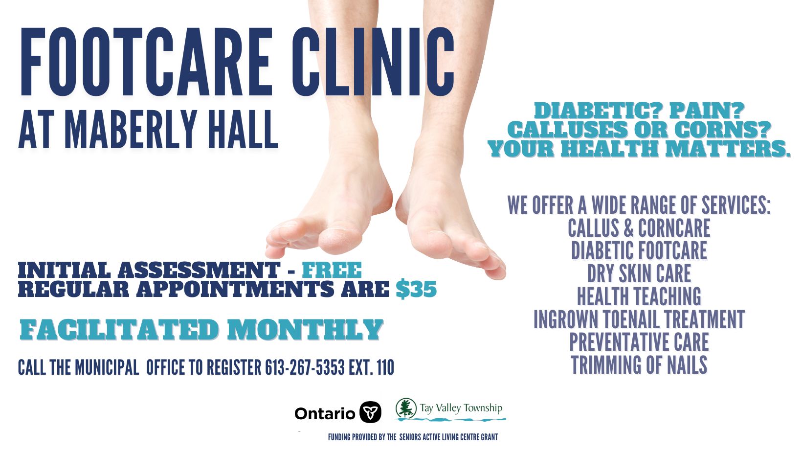 Footcare Clinic Poster, Feet