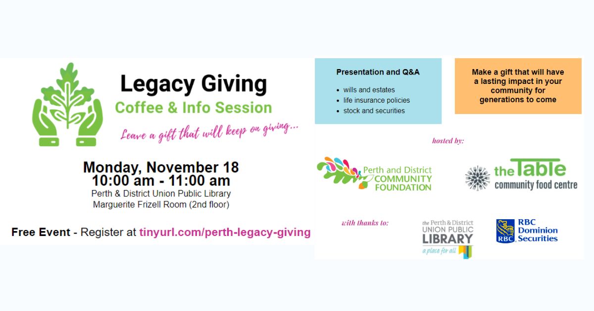 Legacy Giving Poster