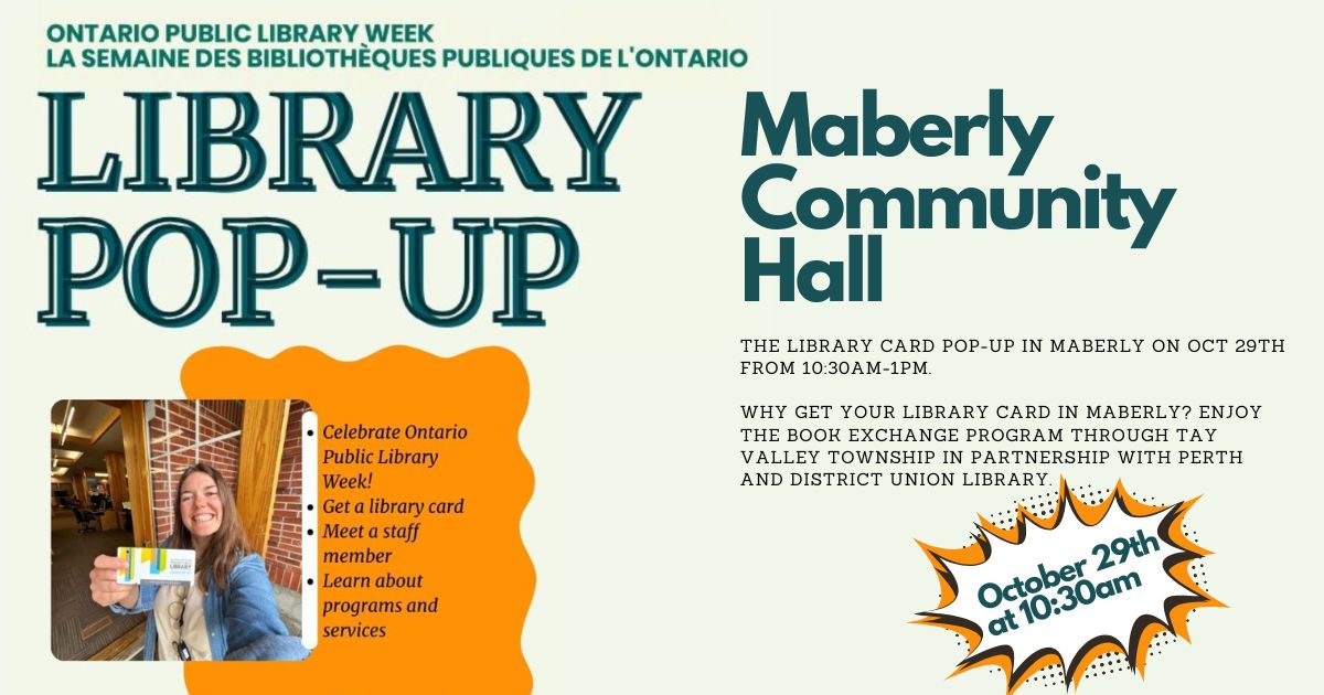 Library Pop Up Poster New