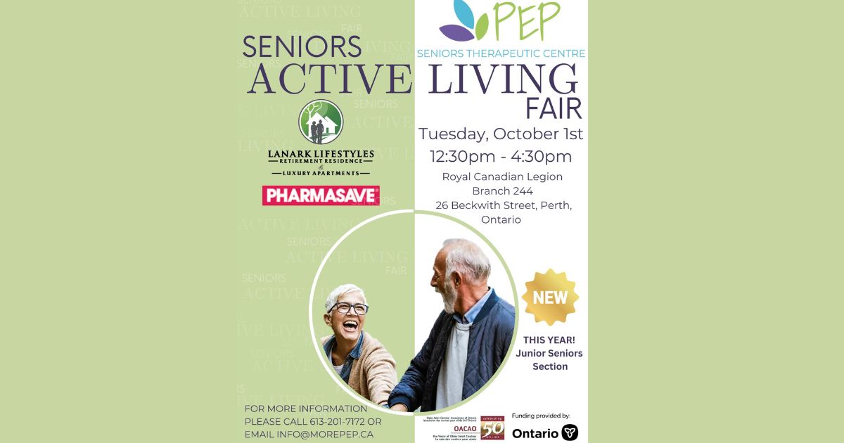 Seniors Active Living Poster 2024