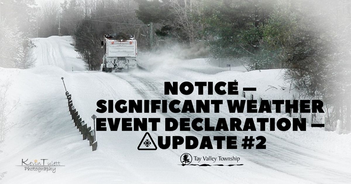 Significant Weather Update Poster