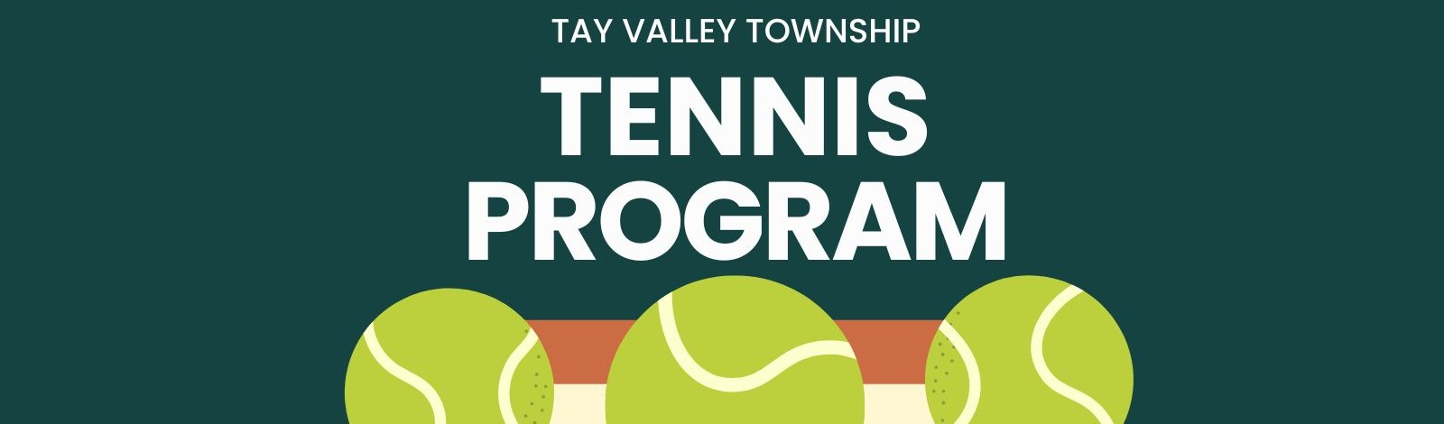 Tay Valley Tennis Program Poster 