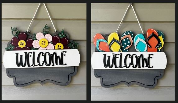 Welcome Signs for Craft Corner 
